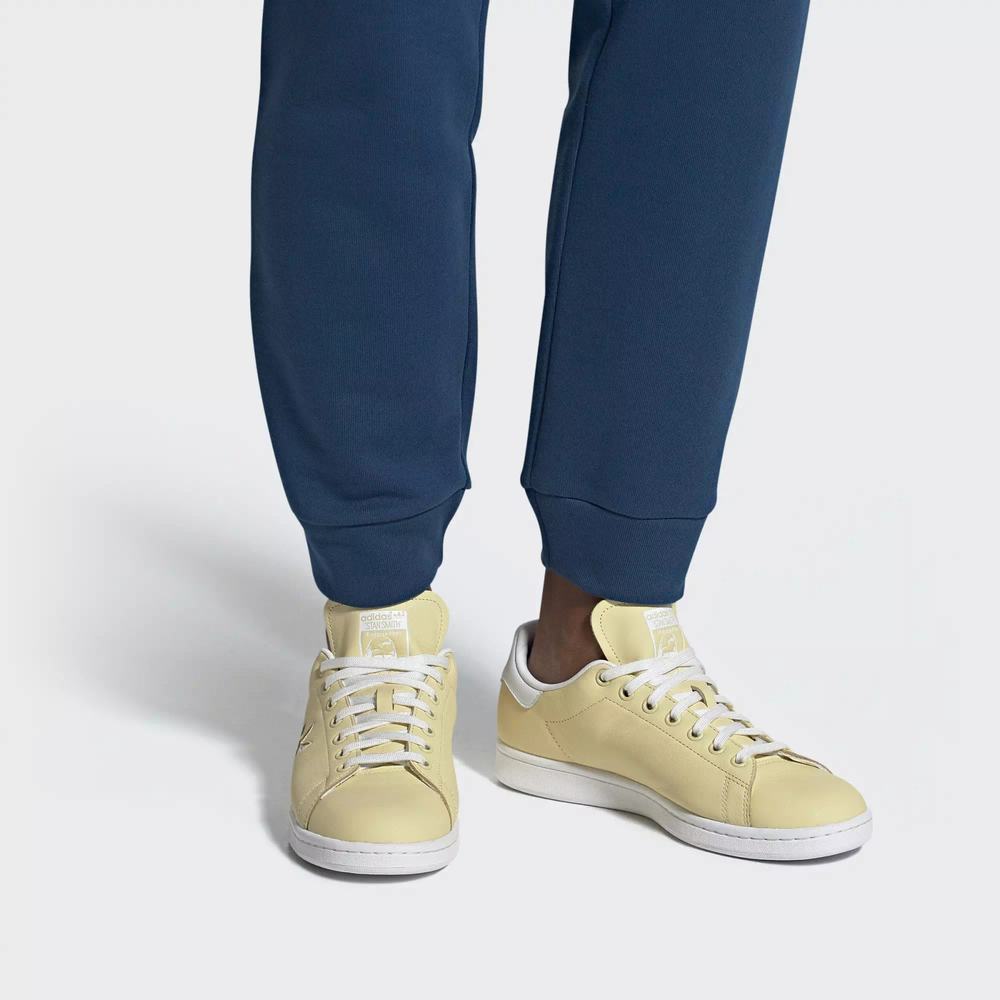 Adidas Stan Smith Tenis Amarillos Para Hombre (MX-56279)